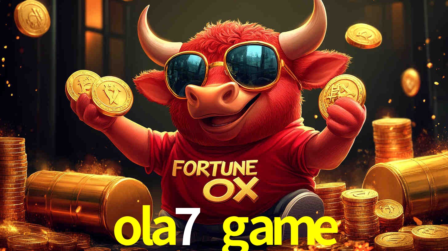 Interface do App ola7 game